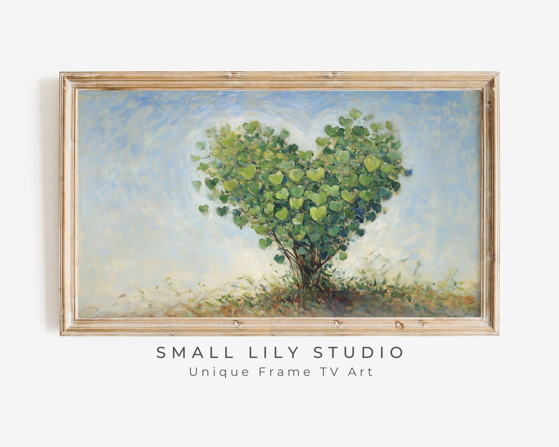 Heart Topiary Frame TV Art