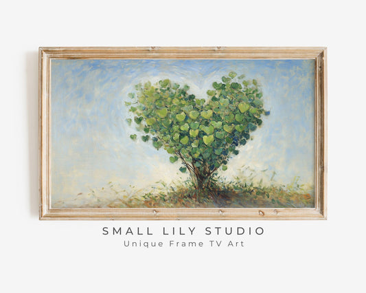 Heart Topiary Frame TV Art