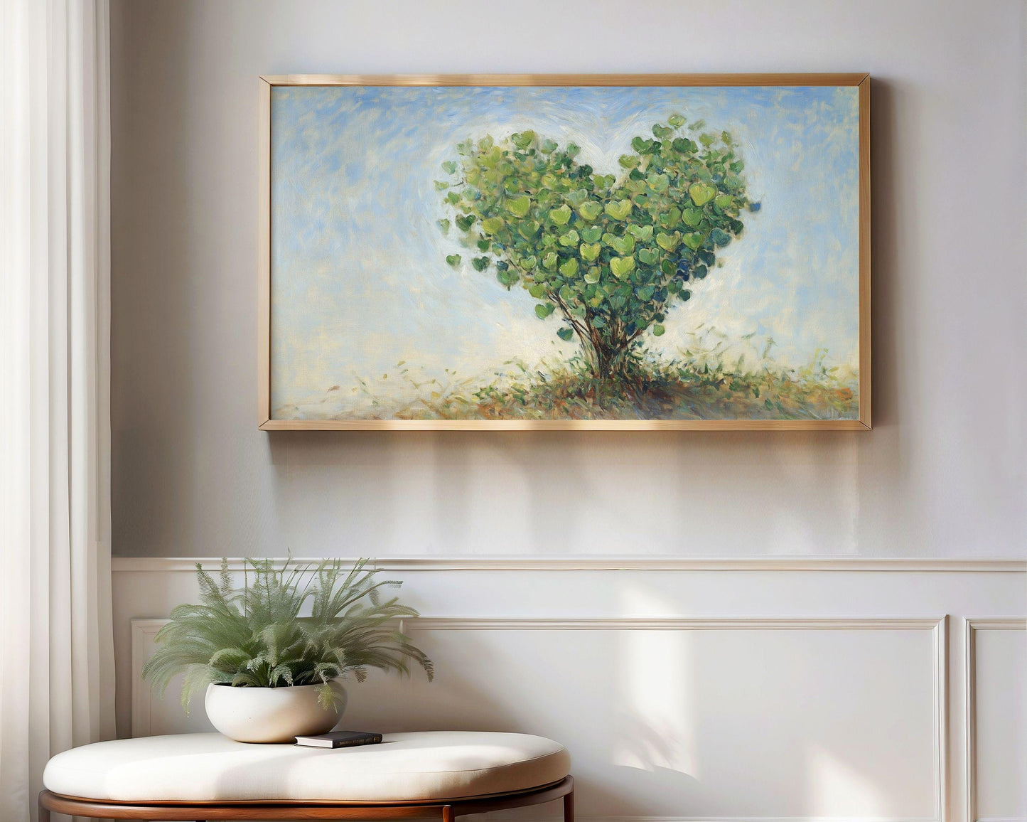 Heart Topiary Frame TV Art