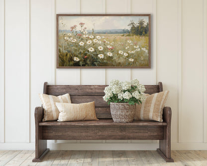 Field of Daisies Frame TV Art