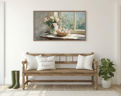 Easter Eggs and Florals Frame TV Art