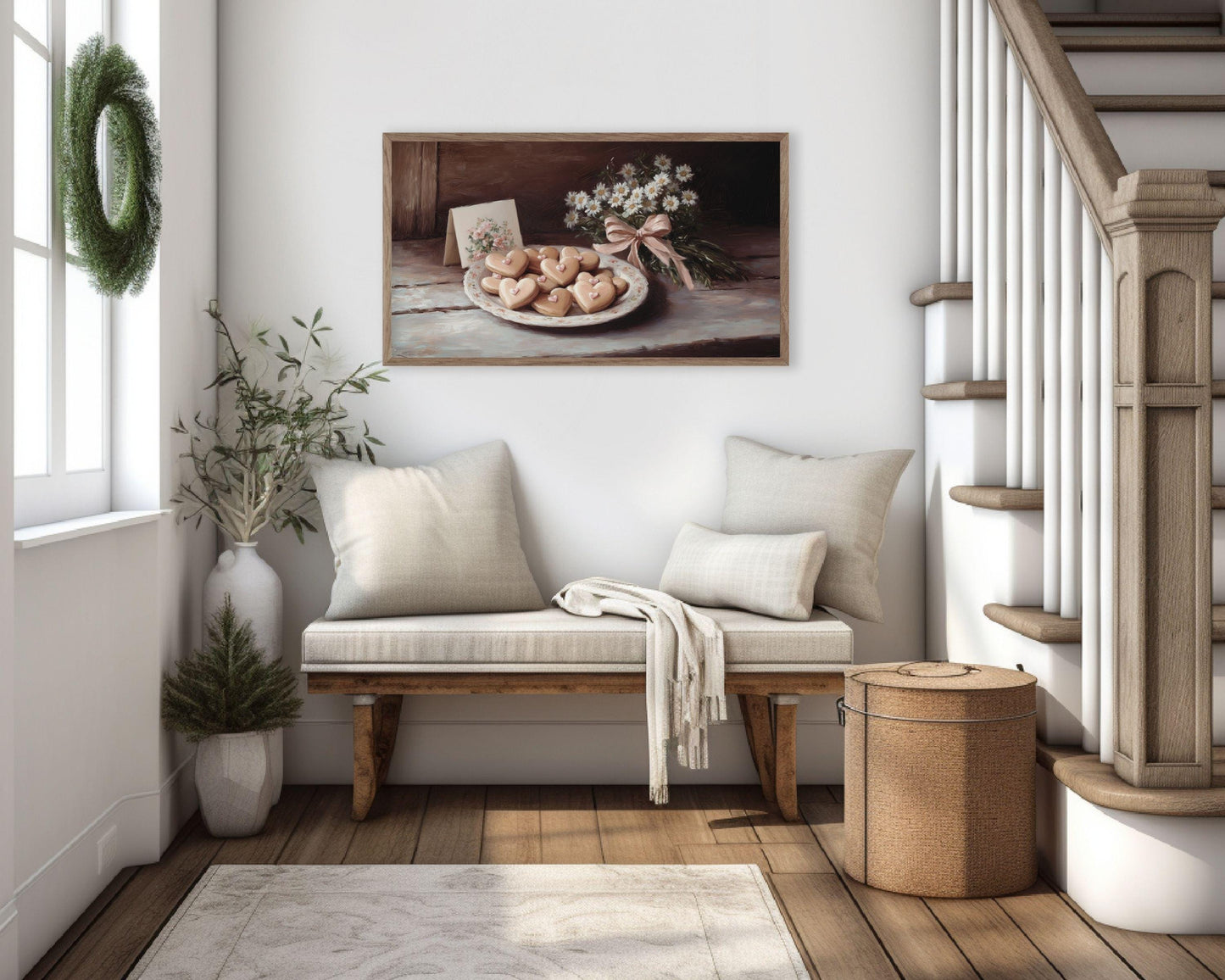 Valentines Day Cookies Frame TV Art