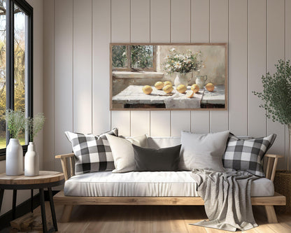 Lemons & Daisies Frame TV Art