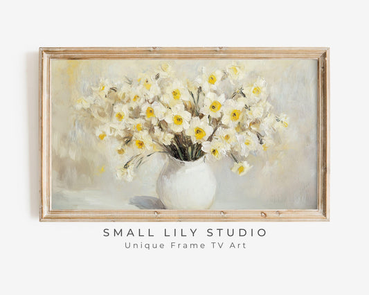 Spring Daffodils Frame TV Art