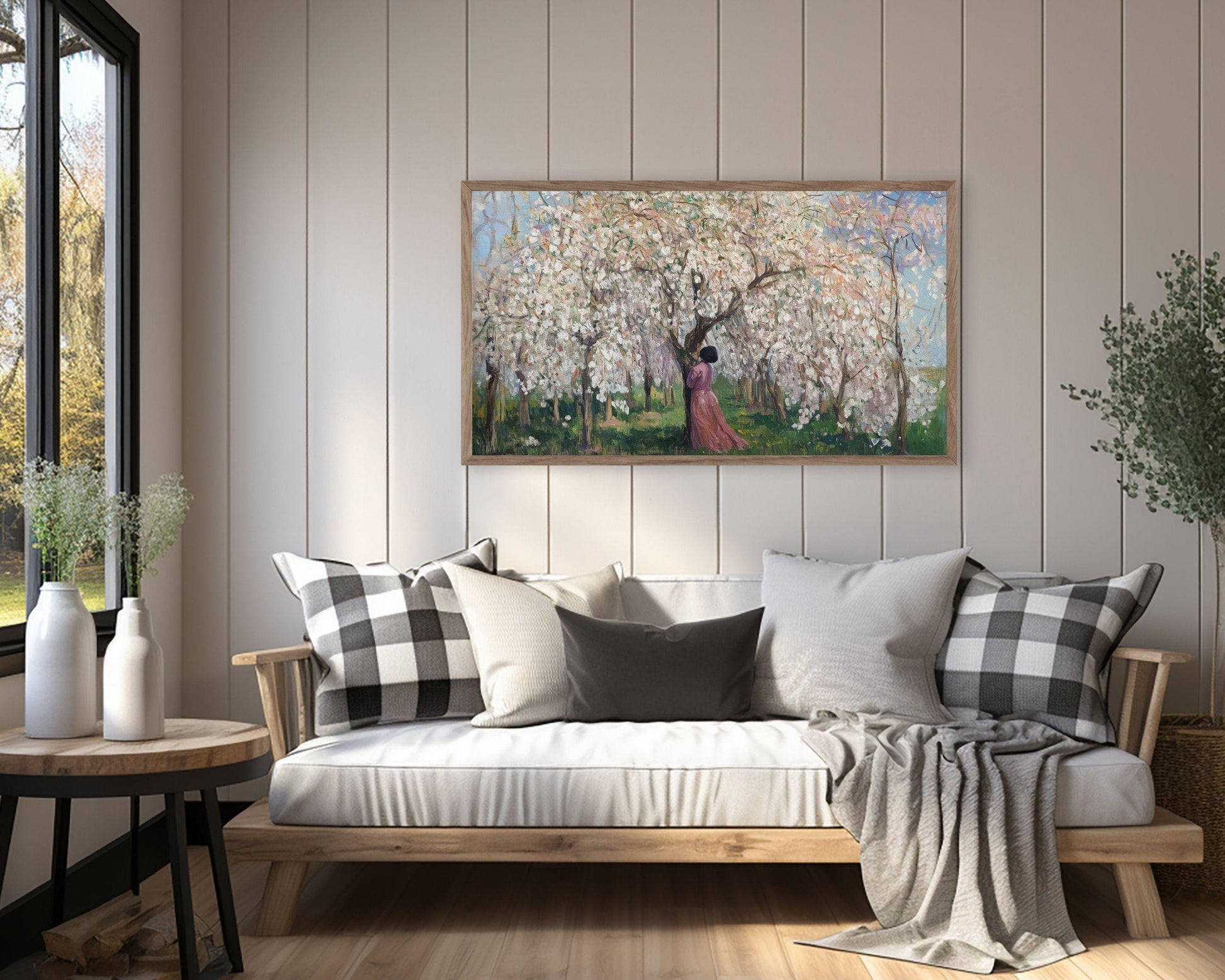 Spring Blossom Tree Frame TV Art