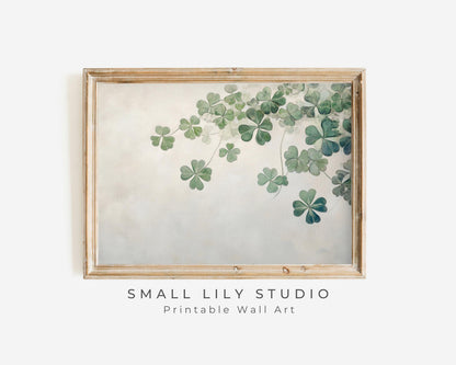 St Patricks Day Shamrocks Printable Wall Art