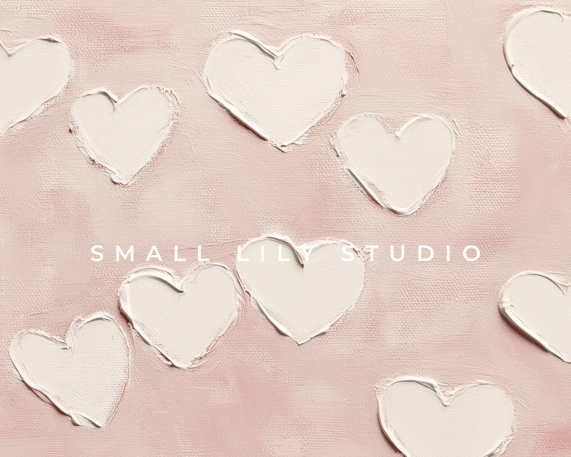 Valentine's Day Hearts Frame TV Art