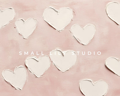 Valentine's Day Hearts Frame TV Art