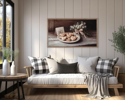 Valentines Day Cookies Frame TV Art