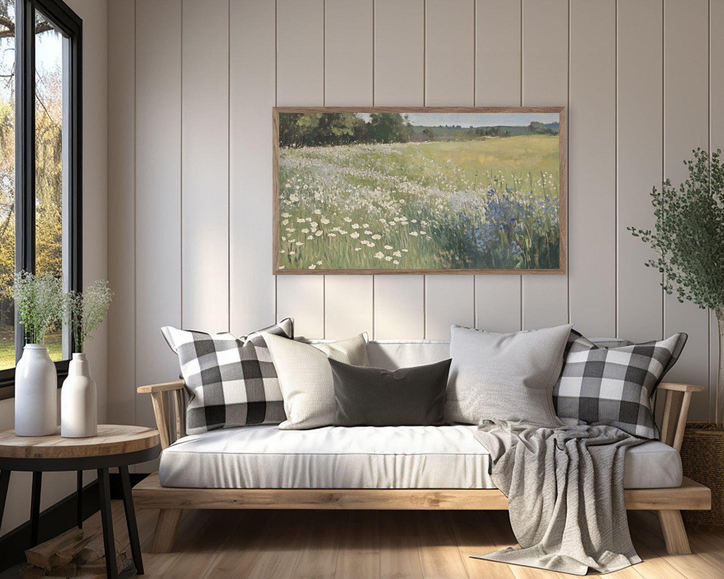 Field of Wildflowers Frame TV Art