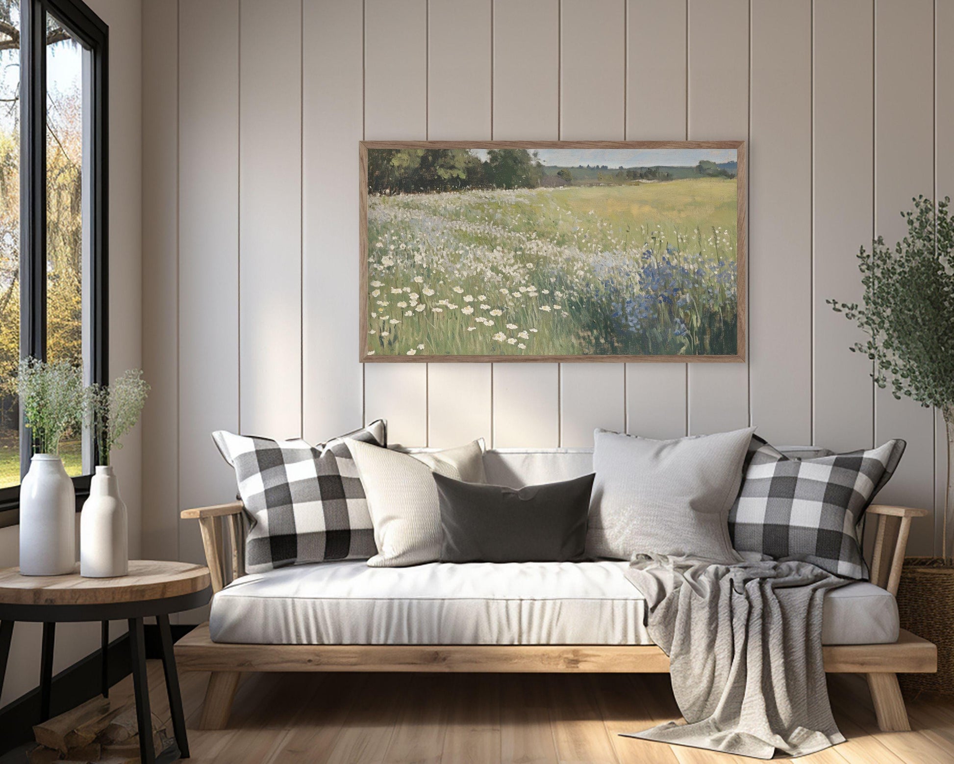 Field of Wildflowers Frame TV Art