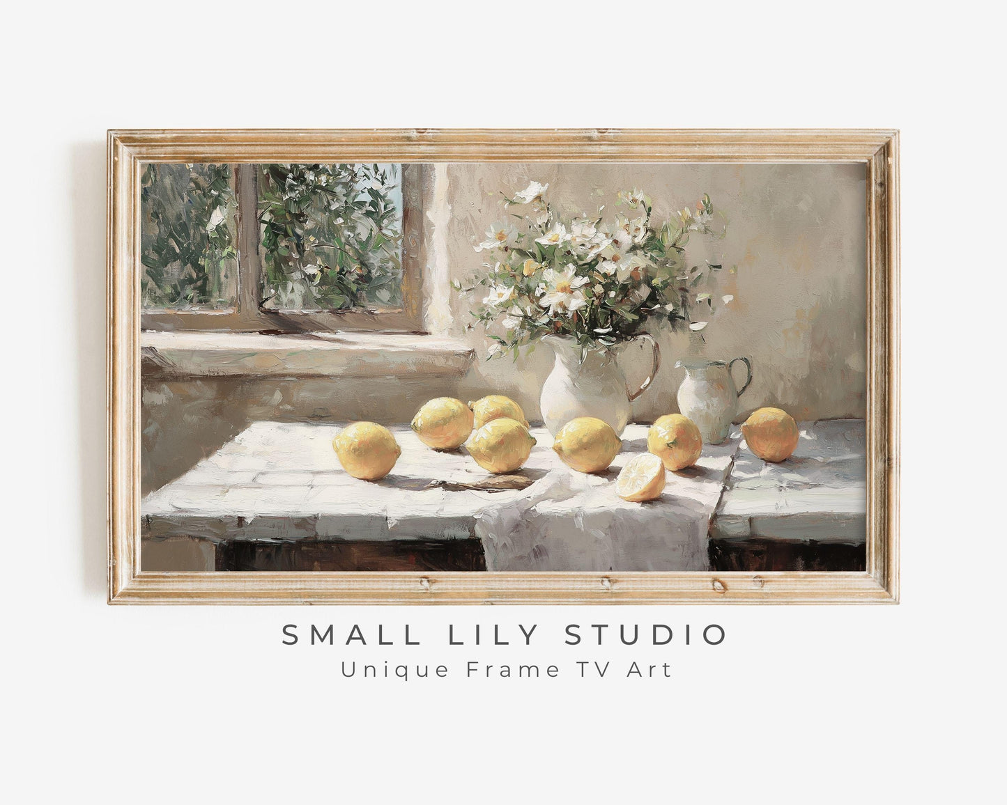 Lemons & Daisies Frame TV Art