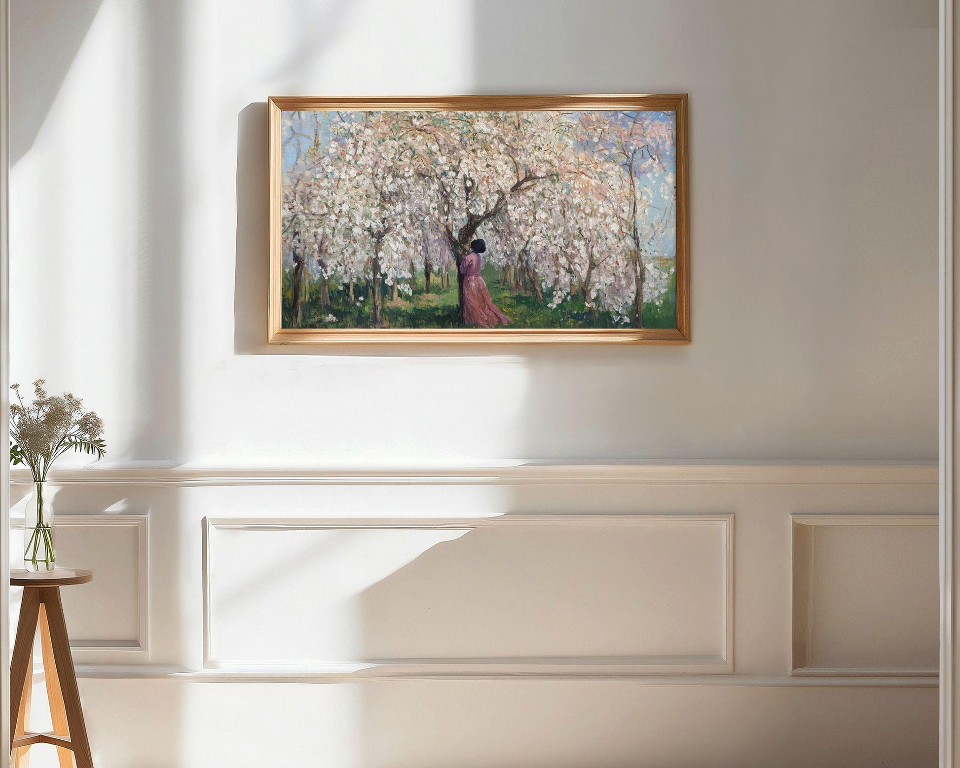 Spring Blossom Tree Frame TV Art