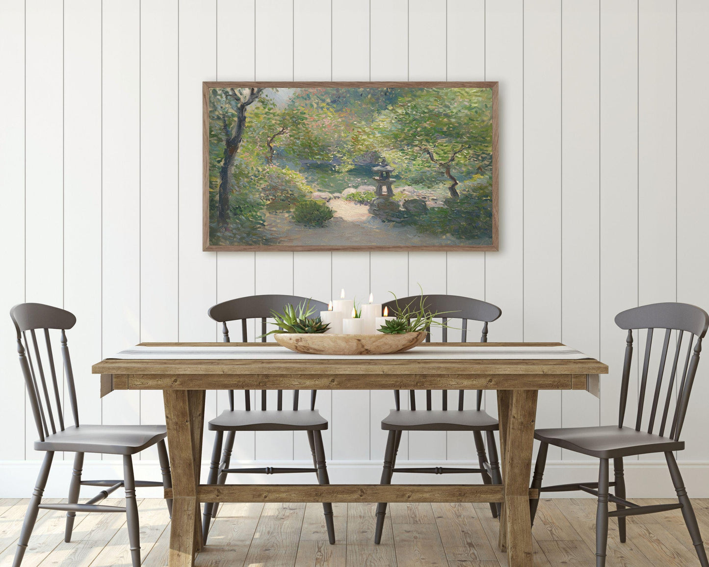 Japanese Garden Frame TV Art