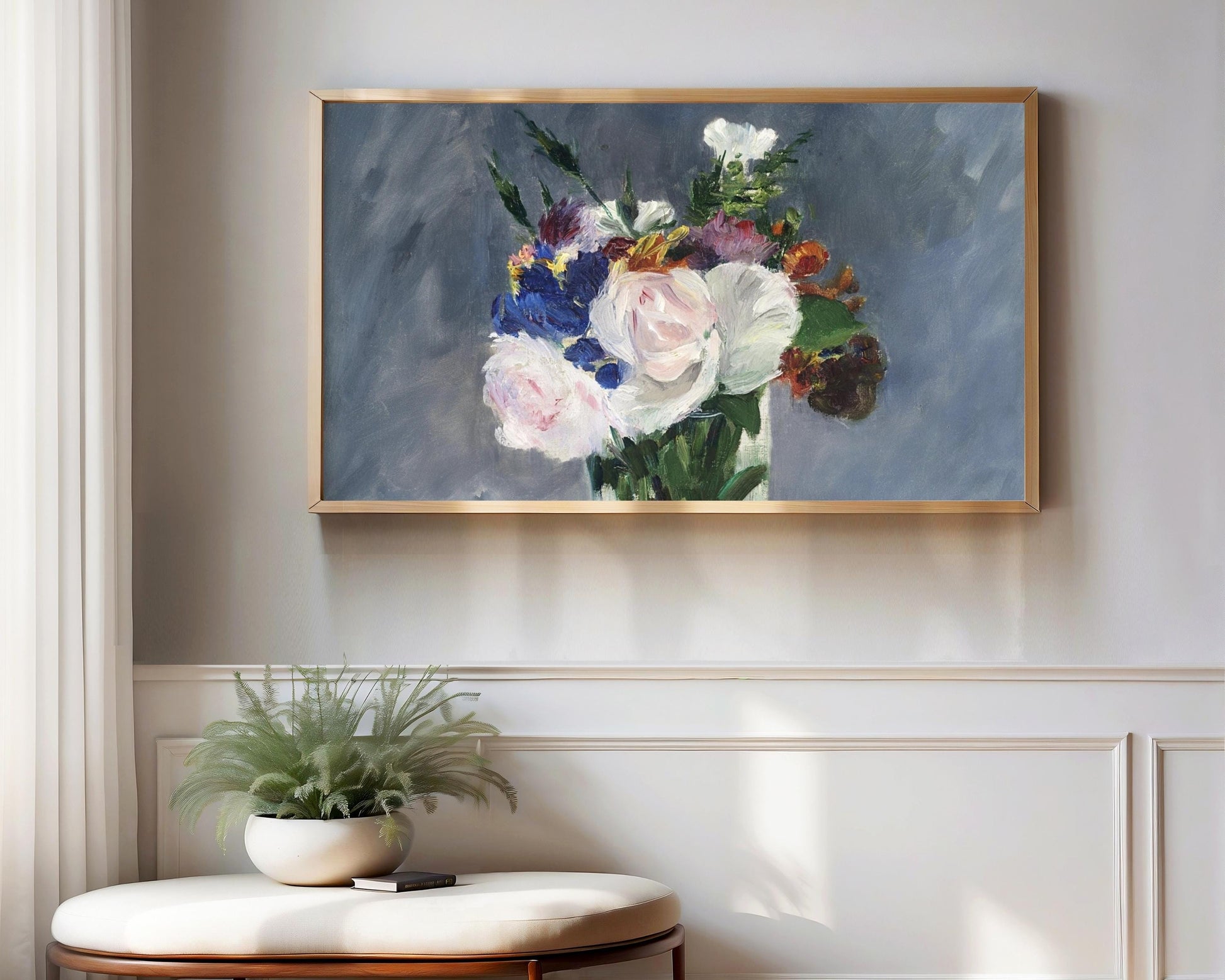 Colorful Spring Flowers Frame TV Art