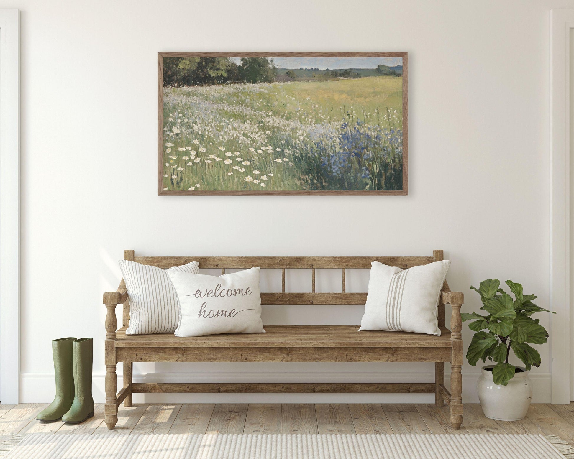 Field of Wildflowers Frame TV Art