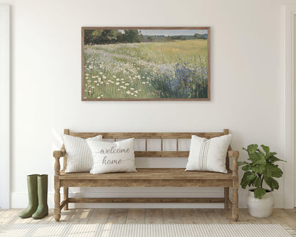 Field of Wildflowers Frame TV Art