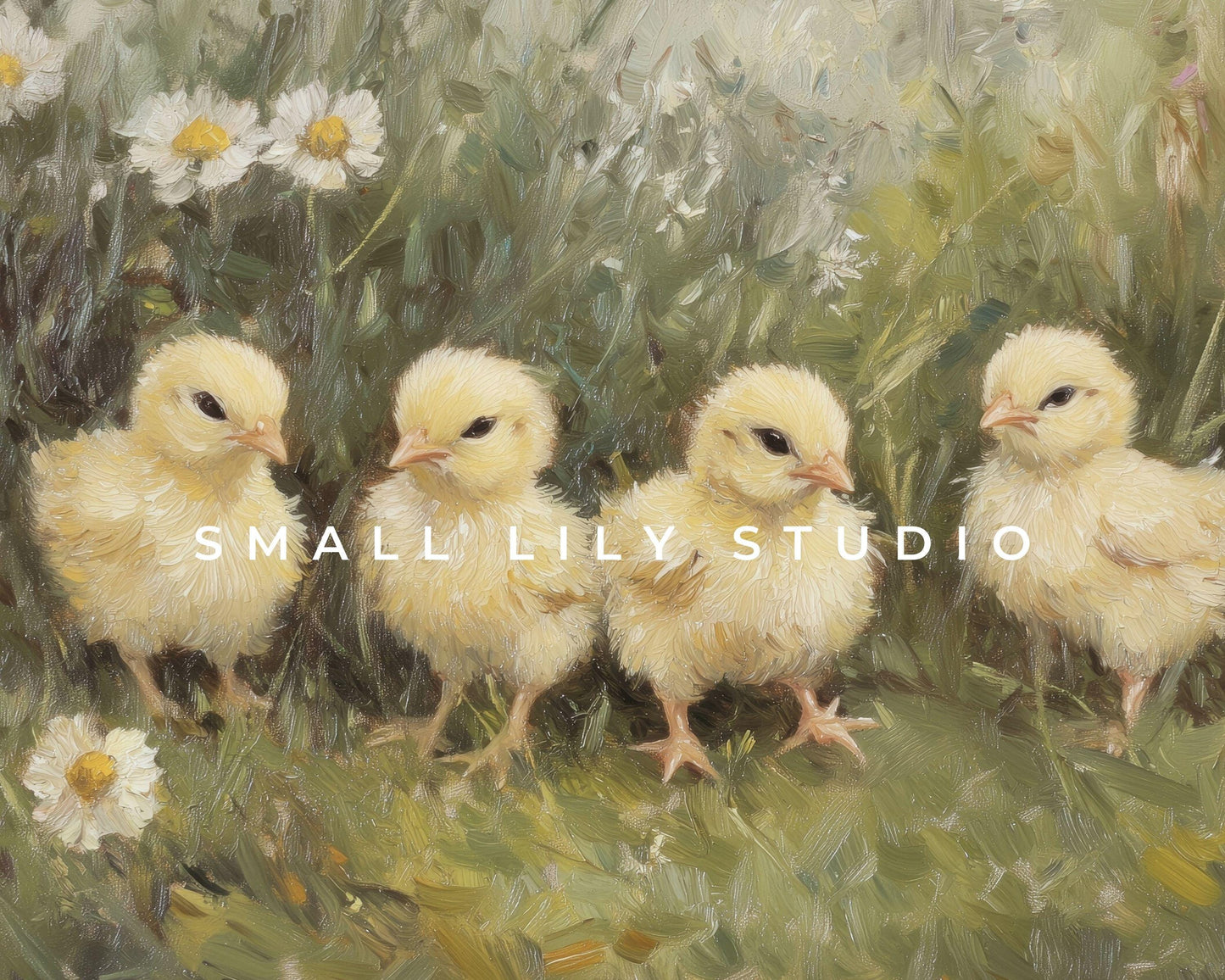Easter Chicks Printable Wall Art