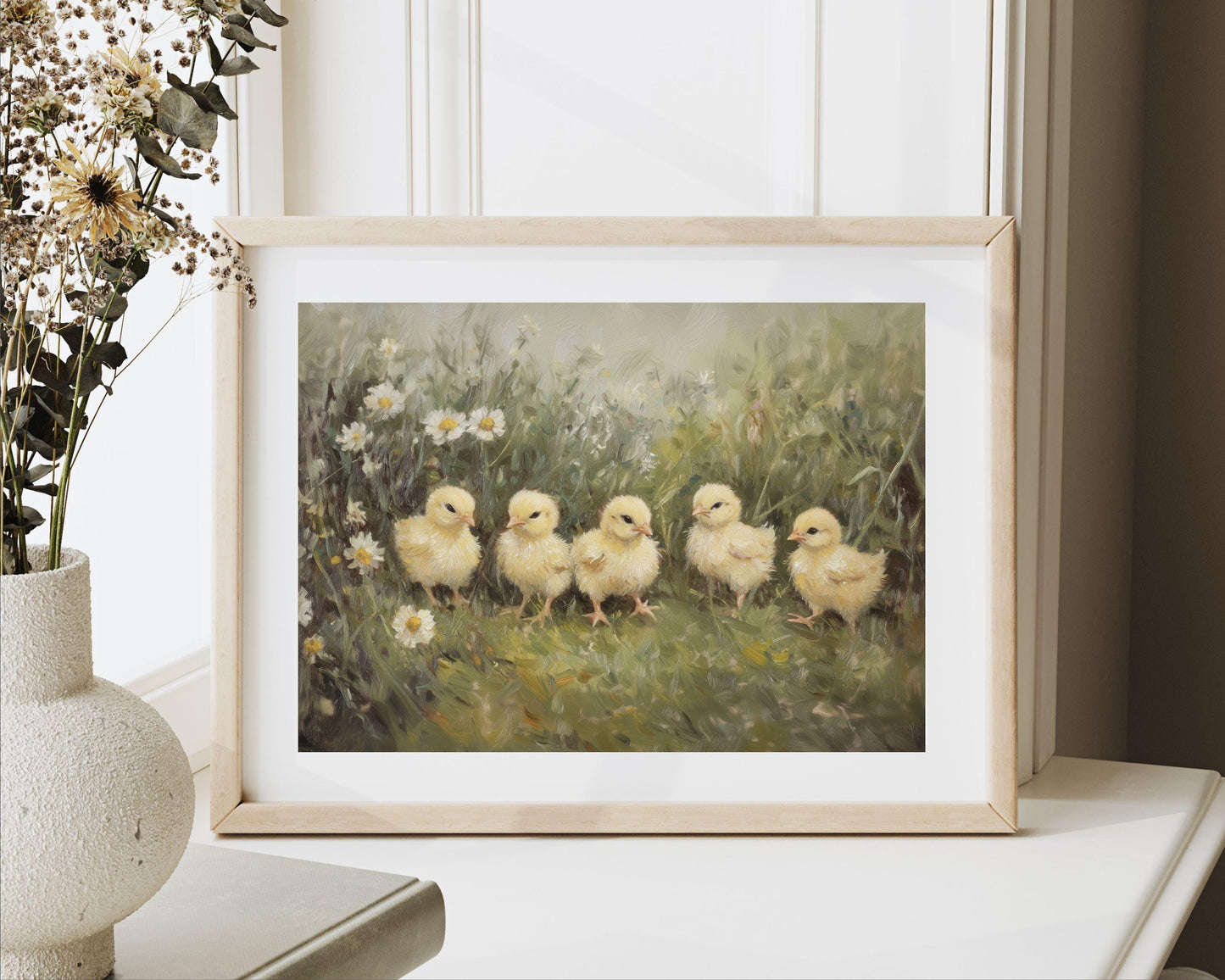 Easter Chicks Printable Wall Art