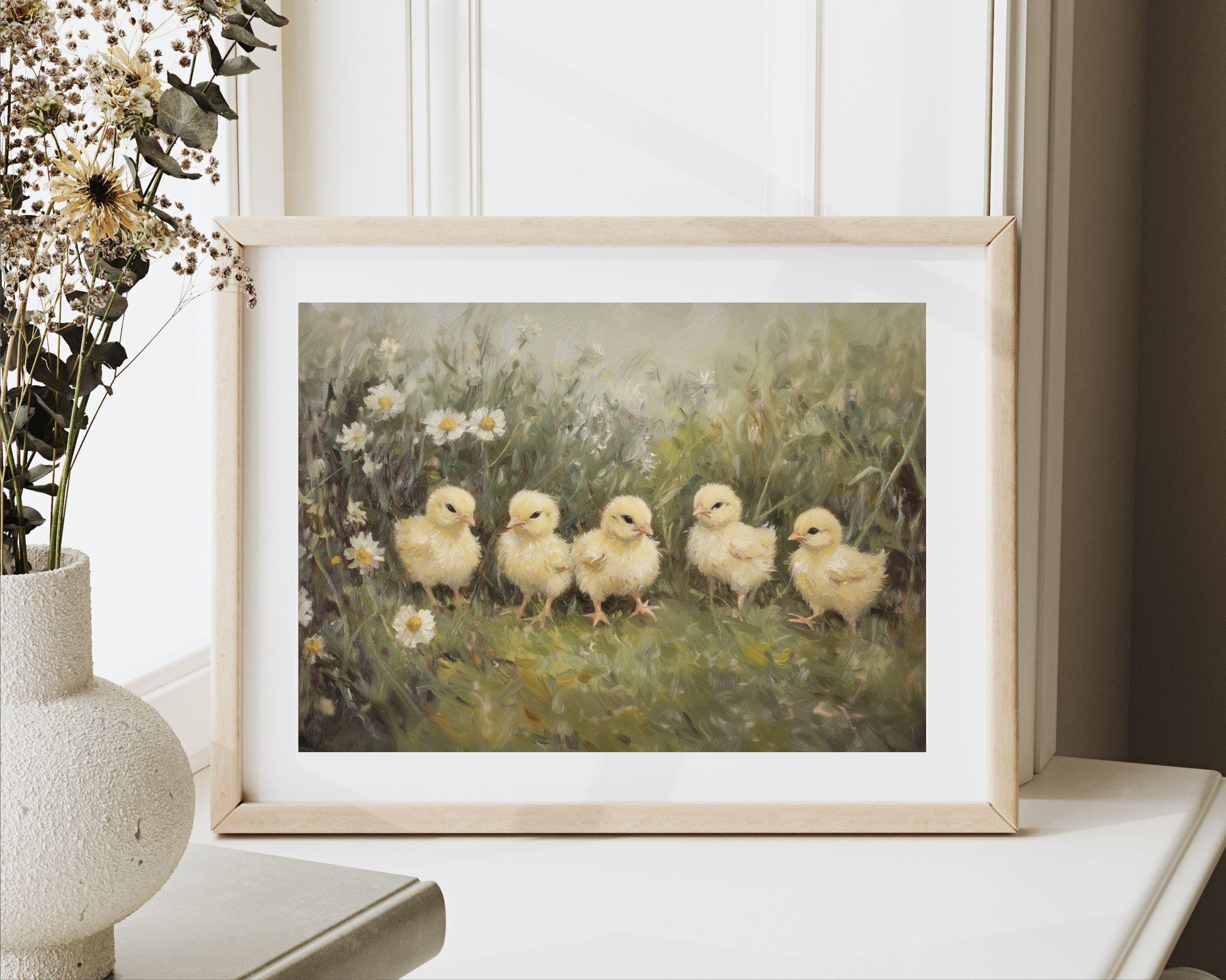 Easter Chicks Printable Wall Art