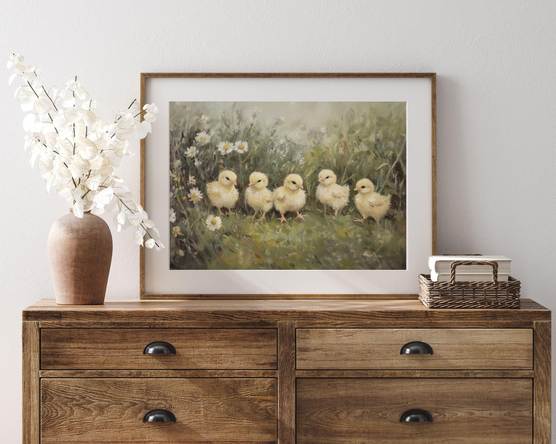 Easter Chicks Printable Wall Art