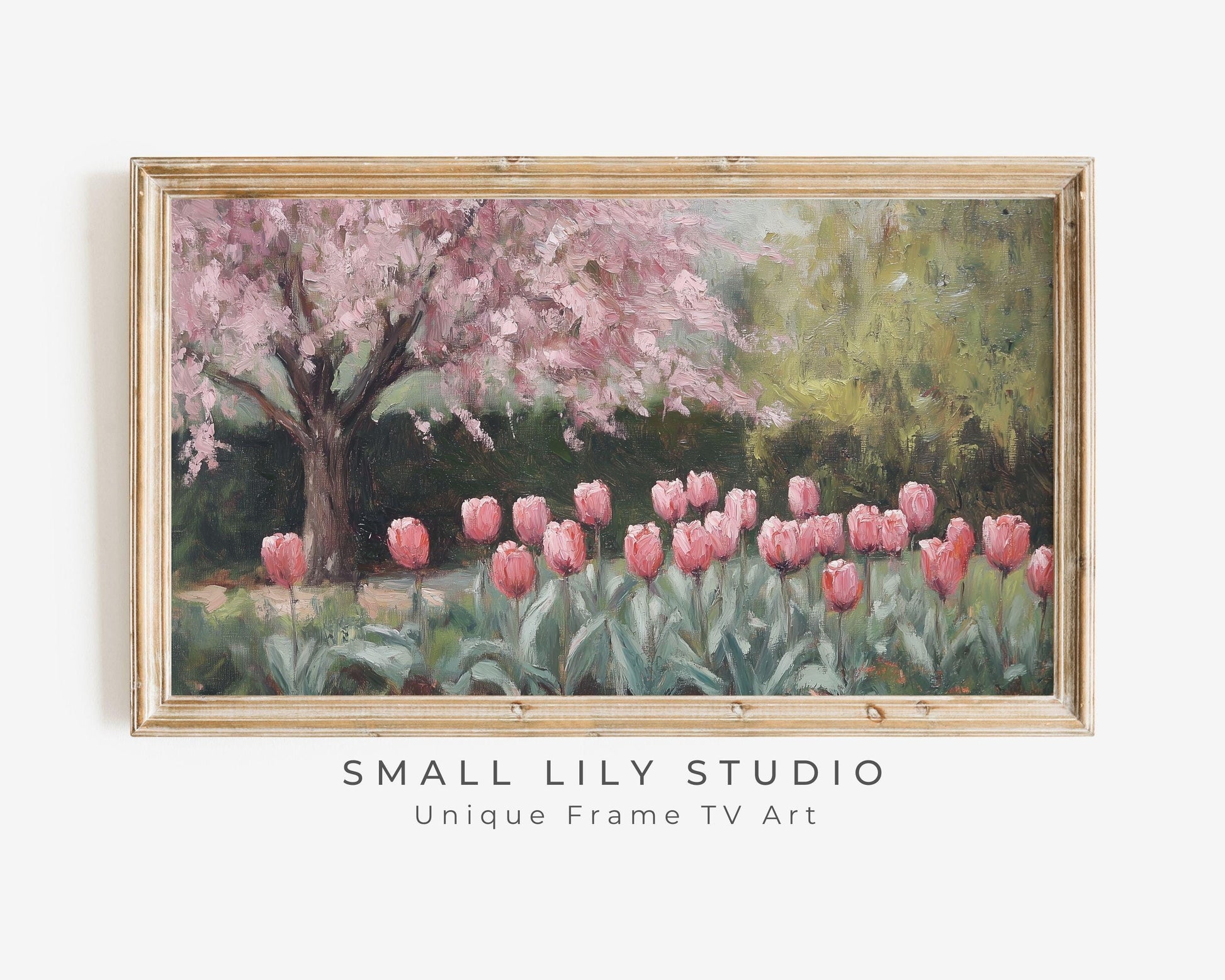 Spring Tulips Frame TV Art