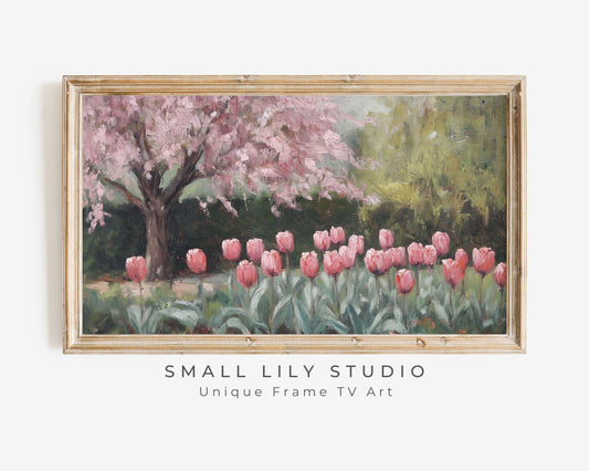 Spring Tulips Frame TV Art