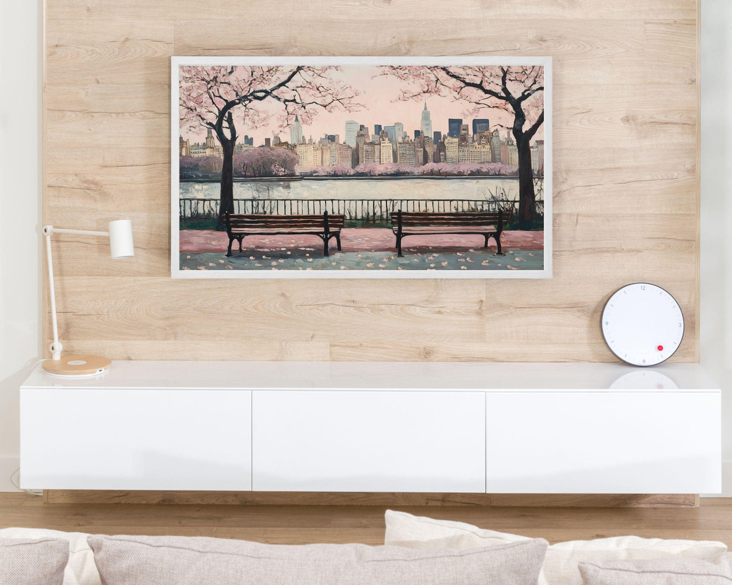 New York Spring Cityscape Frame TV Art