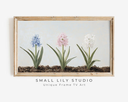 Spring Hyacinths Frame TV Art