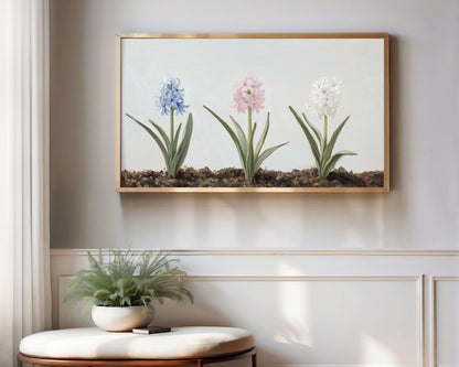 Spring Hyacinths Frame TV Art