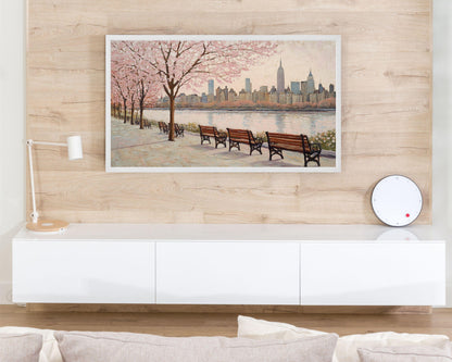 Spring in New York Frame TV Art