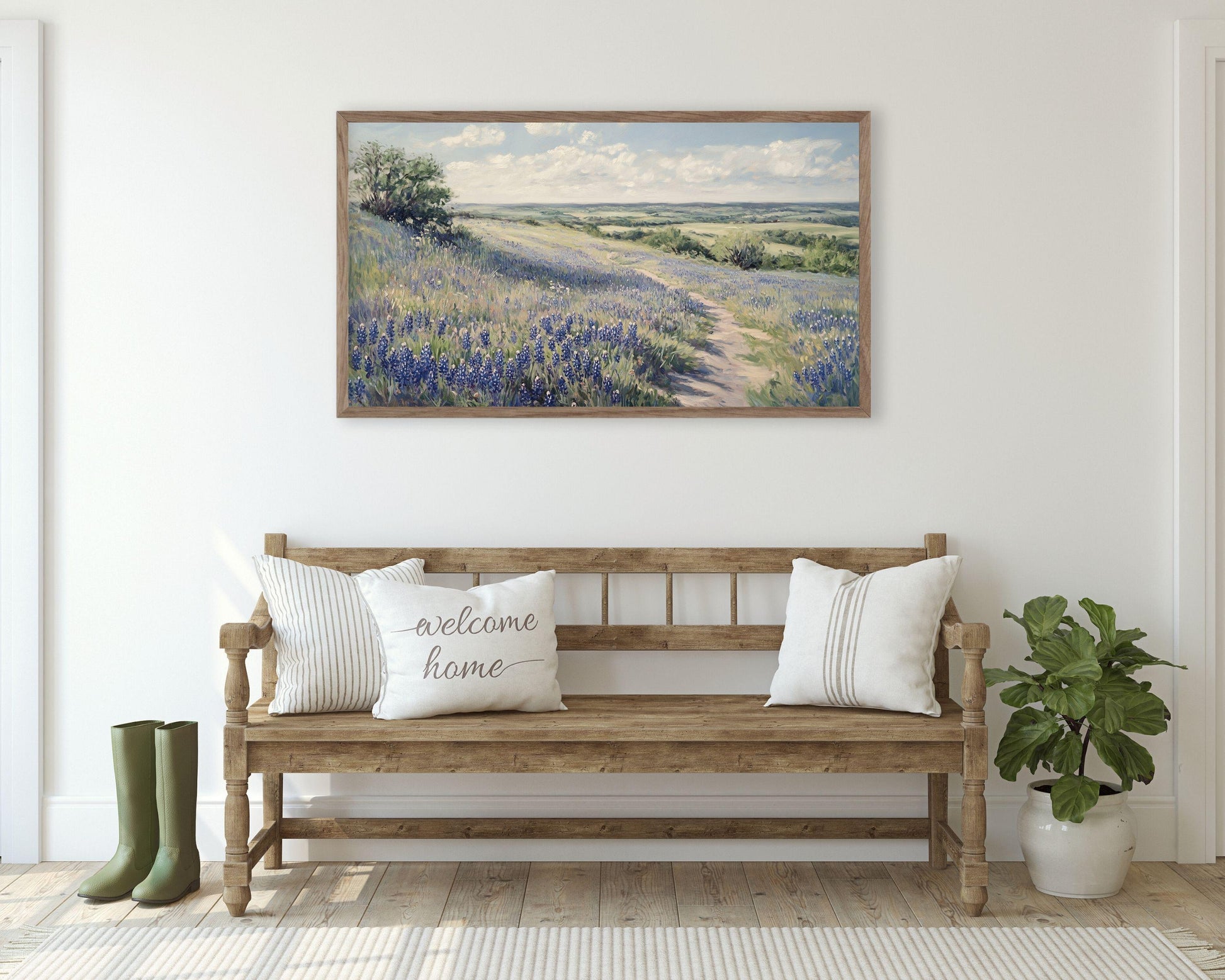 Texas Bluebonnets in Spring Frame TV Art