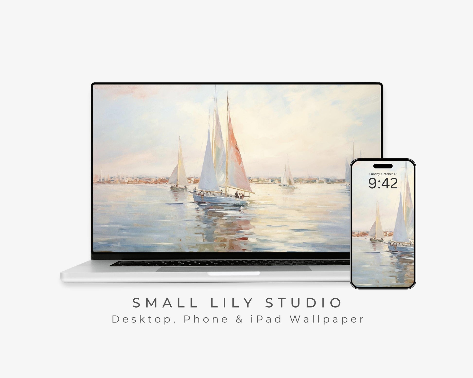 Sail Boats Desktop Wallpaper Set