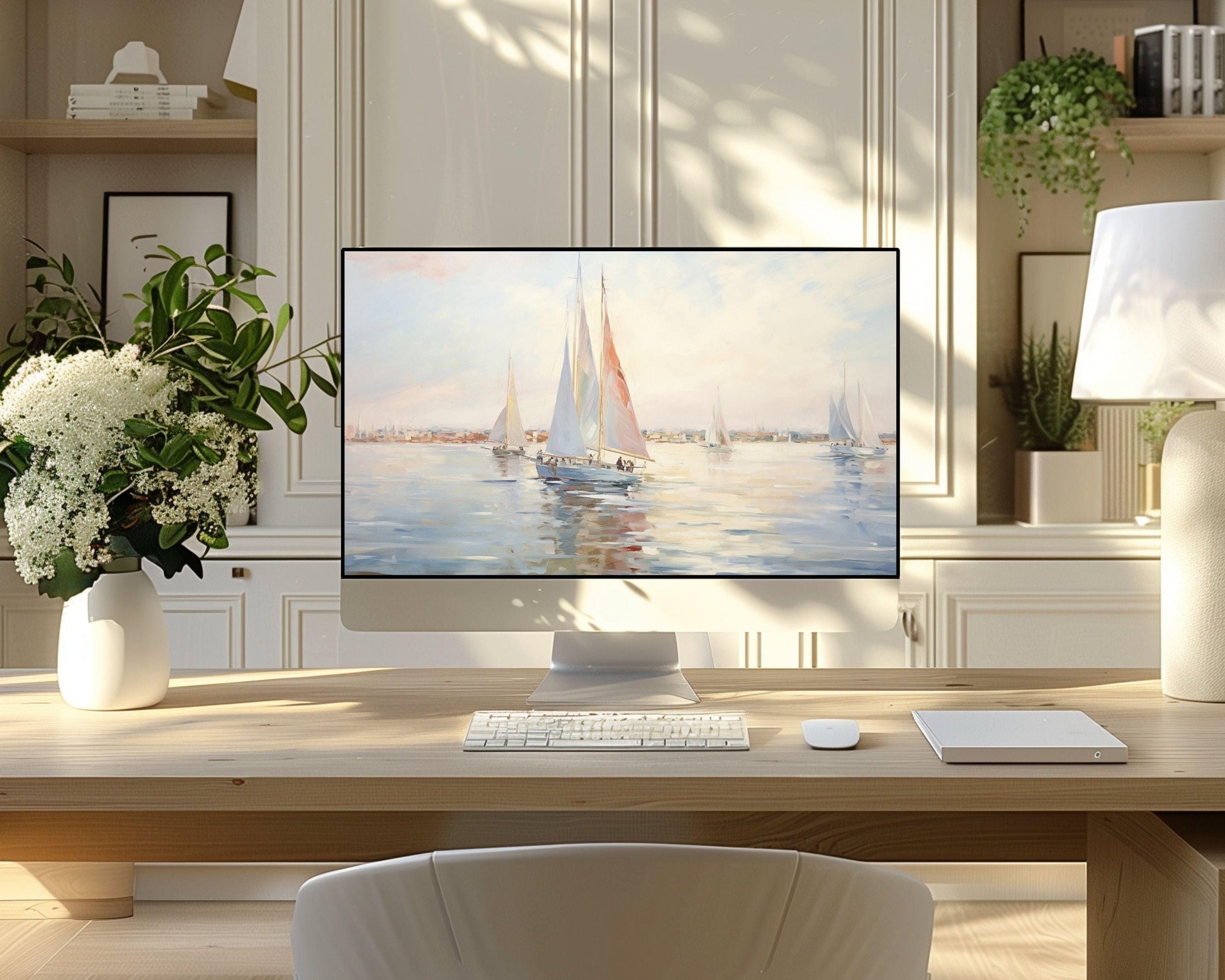 Sail Boats Desktop Wallpaper Set