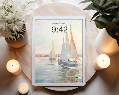 Sail Boats Desktop Wallpaper Set