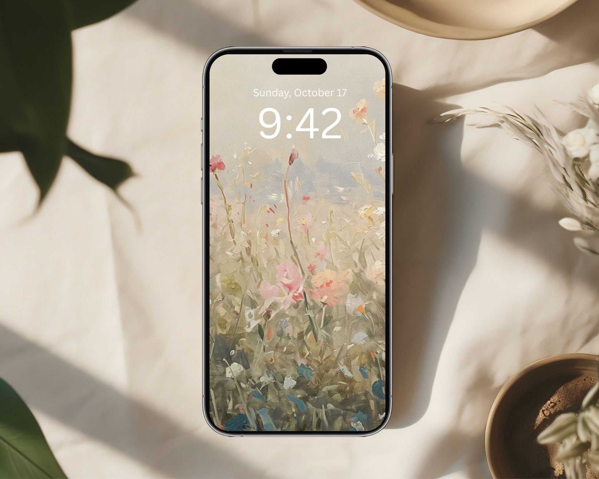 Pink Floral Phone Wallpaper