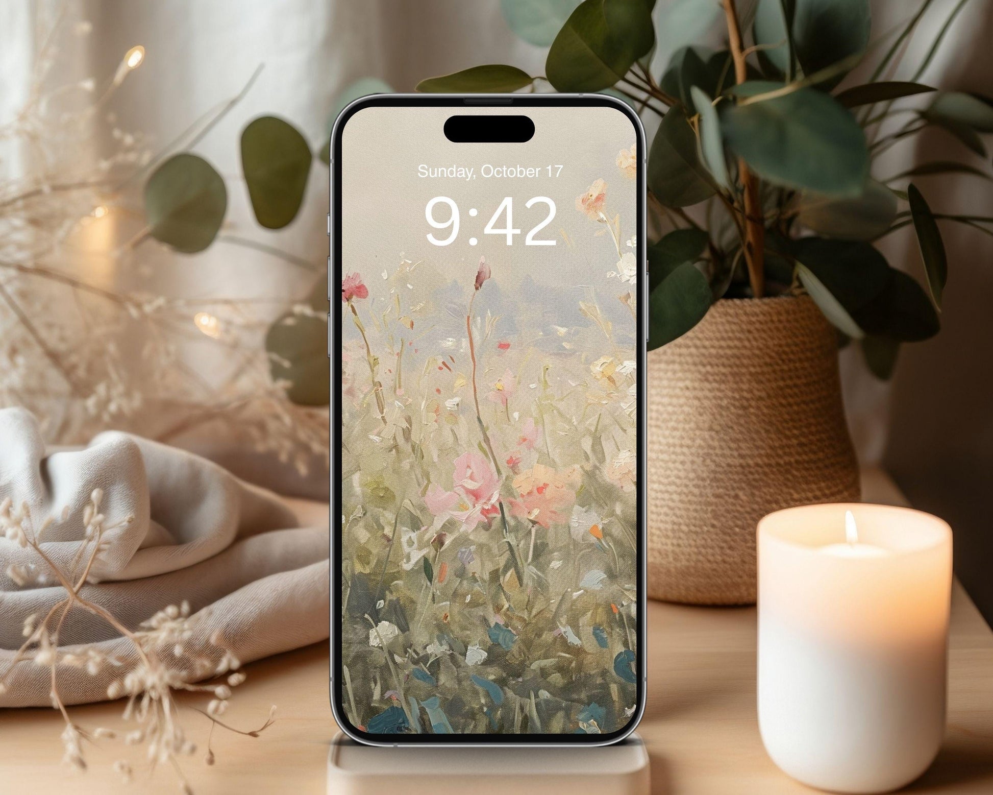 Pink Floral Phone Wallpaper