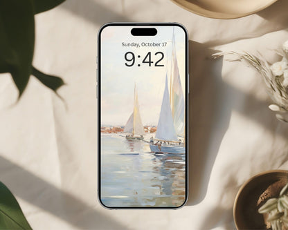 Sail Boats Phone Wallpaper