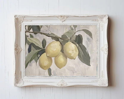 Lemons Printable Wall Art