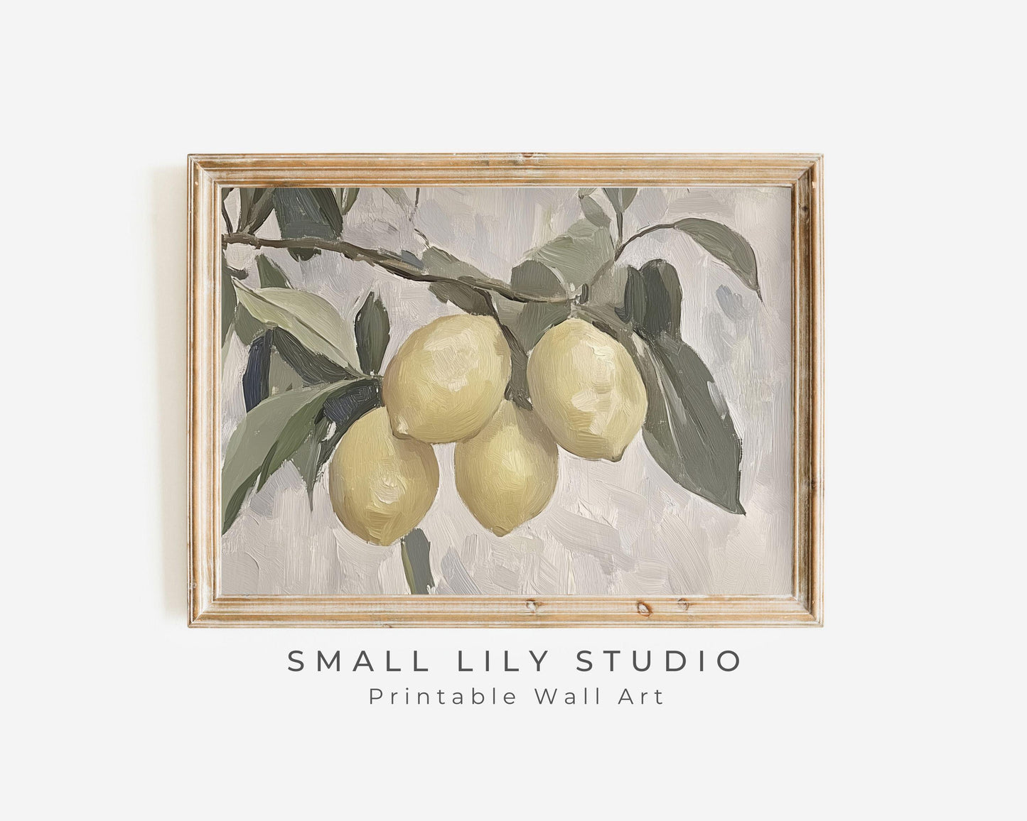 Lemons Printable Wall Art