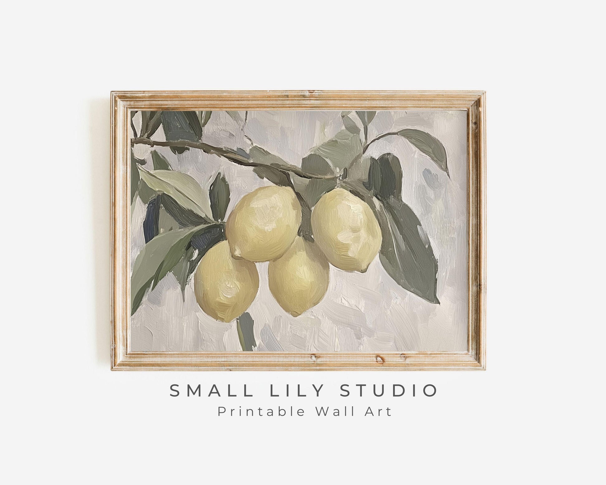 Lemons Printable Wall Art