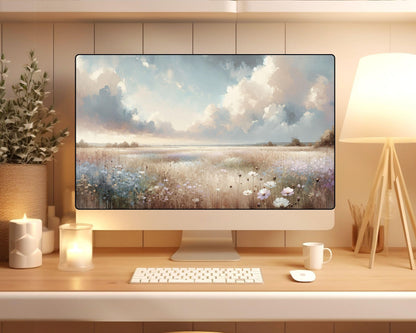 Dreamy Watercolor Desktop Wallpaper Set