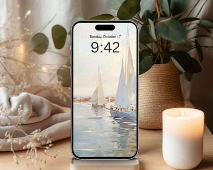 Sail Boats Phone Wallpaper