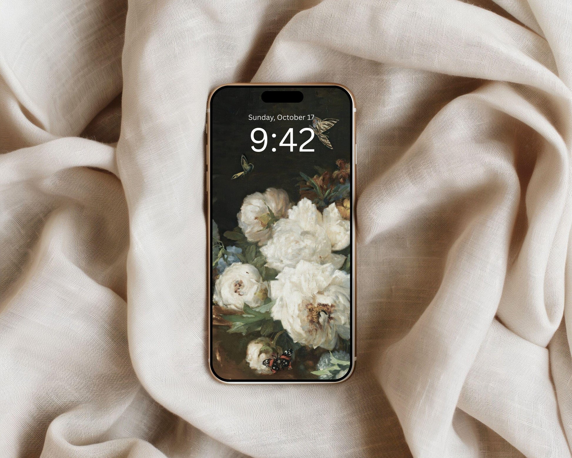 Moody Floral Phone Wallpaper