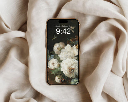 Moody Floral Phone Wallpaper