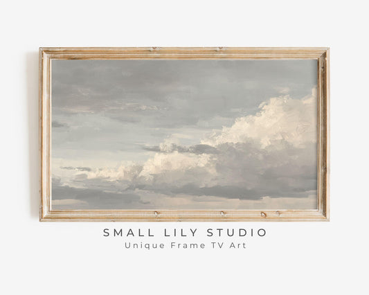 Moody Clouds Frame TV Art