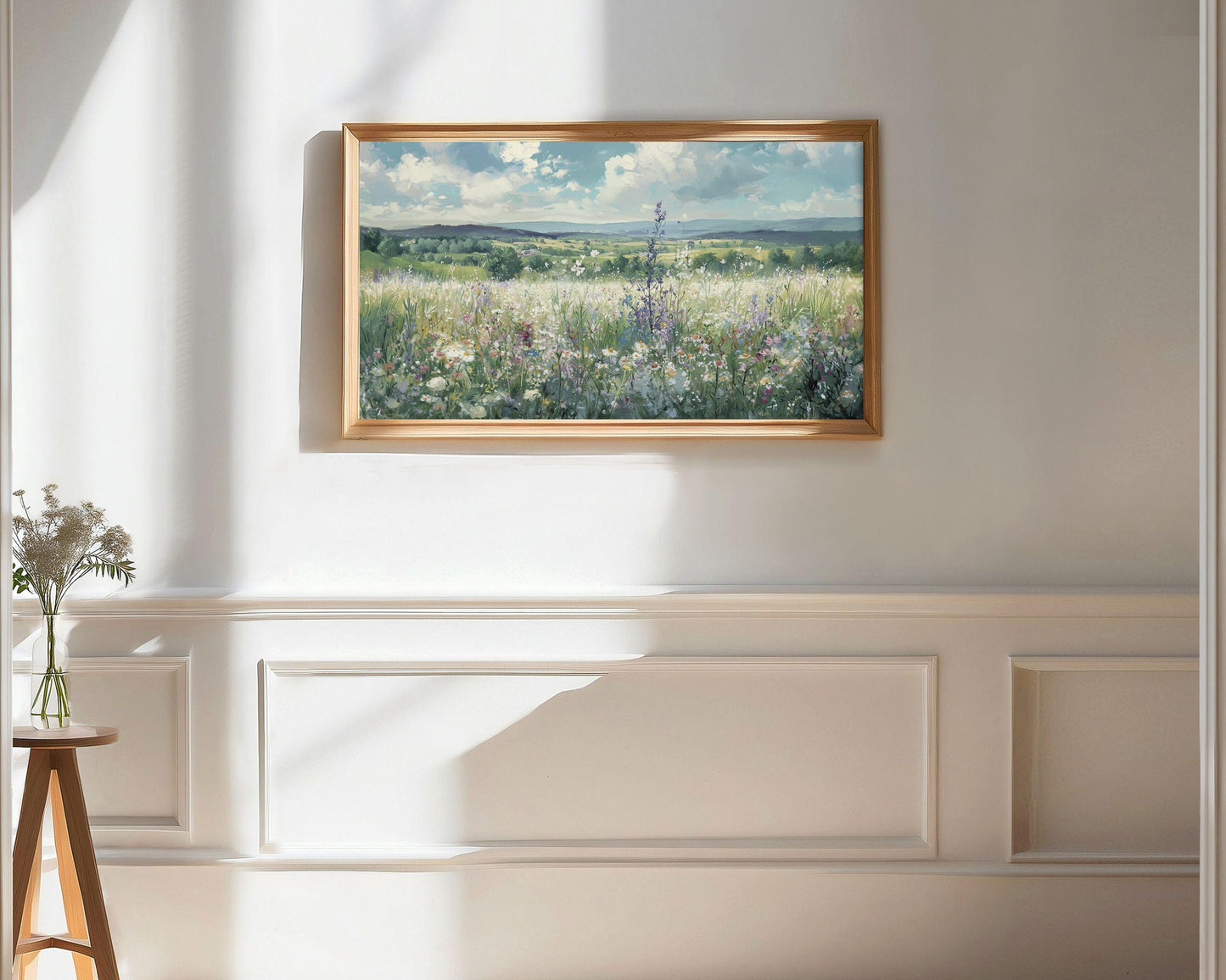 Wildflower Field Frame TV Art