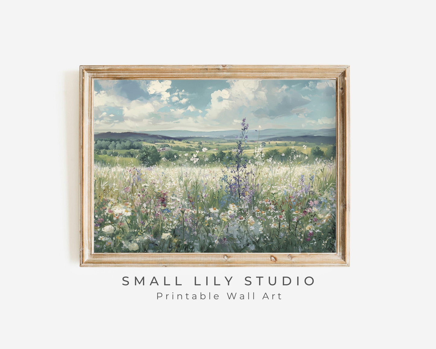 Wildflower Field Printable Wall Art