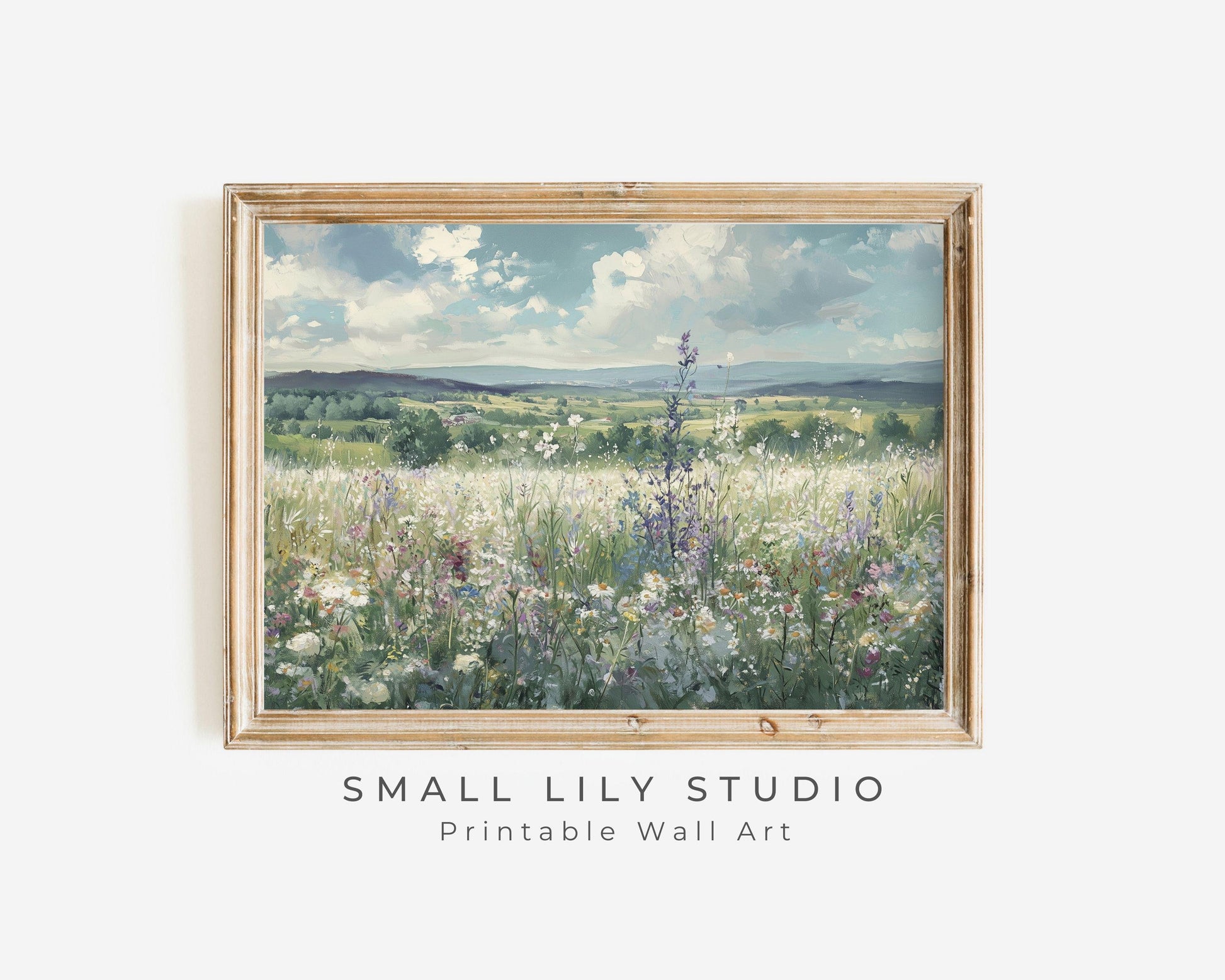 Wildflower Field Printable Wall Art