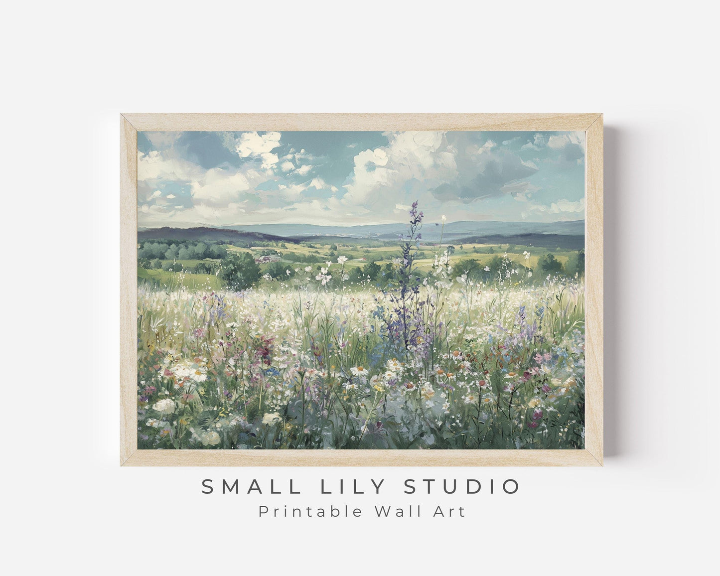 Wildflower Field Printable Wall Art